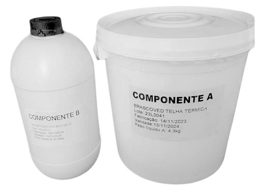 Cola Bicomponente para Grama 5Kg Telha Térmica Brascola