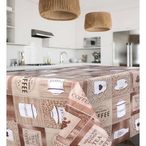 Toalha de Mesa Classic Rolo 1,37m x 20m Coffee Kapazi