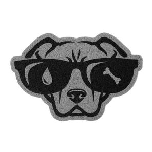 Capacho Vinil Pet 40cm x 60cm Rosto Cão Kapazi