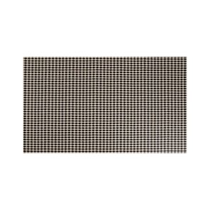 Passadeira Flex 60cm x 180cm Hexagonal Preto Kapazi