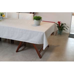 Toalha de Mesa em Rolo 1,37m x 20m Perolizada Floral Bege