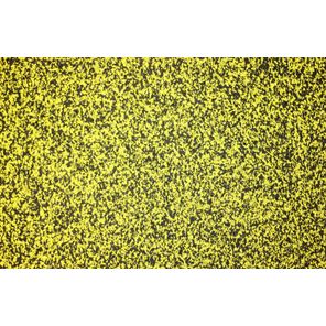 Piso Emborrachado Rubberkap Rolo 1m x 10m Preto e Amarelo Kapazi