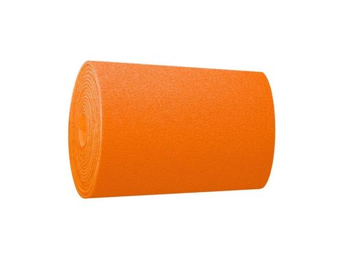 Tapete Vinil Silver 10mm em Rolo 60cm x 12m Base Fundida Laranja Kapazi