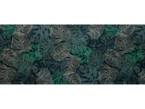 Tapete Antiderrapante Tropical Rolo 43cm x 15m Folhagem Kapazi