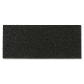 Tapete de Entrada Vinil Light 30cm x 70cm Preto Kapazi
