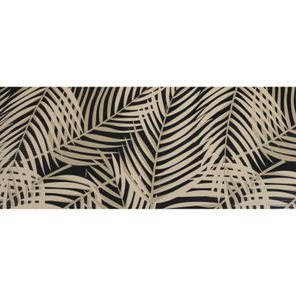 Passadeira Flex Antiderrapante 60cm x 1,66m Folhas Kapazi