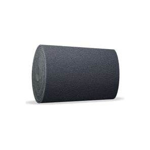 Tapete Vinil Silver 10mm em Rolo 60cm x 12m Base Fundida Grafite Kapazi
