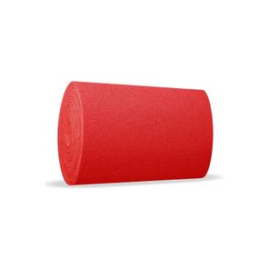 Tapete Vinil Silver 10mm em Rolo 60cm x 12m Base Fundida Vermelho Ferrari Kapazi