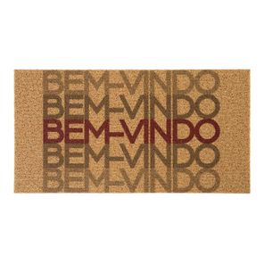 Capacho Entrada Vinil 40cm x 75cm Bem vindo Degradê Kapazi