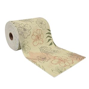 Tapete Antiderrapante Tropical Rolo 65cm x 15m Floral Delicado Kapazi