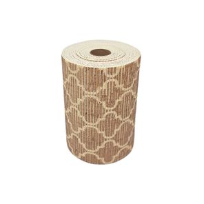 Tapete Antiderrapante Tropical Rolo 43cm x 15m Árabe Bege Kapazi