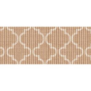Tapete Antiderrapante Tropical Rolo 43cm x 15m Árabe Bege Kapazi
