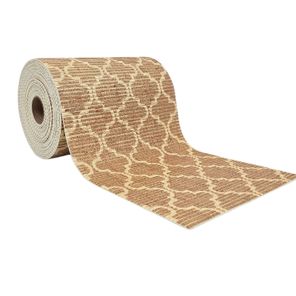 Passadeira Antiderrapante Tropical Rolo 65cm x 15m Árabe Bege Kapazi
