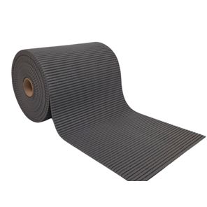 Tapete Antiderrapante Tropical Rolo 65cm x 15m Grafite Kapazi