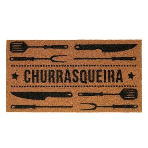Capacho Vinil SuperPrint 40cm x 75cm Churrasqueira Kapazi