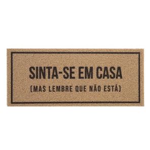 Capacho Vinil Long 2.0 30cm x 70cm Sinta-se em Casa Kapazi
