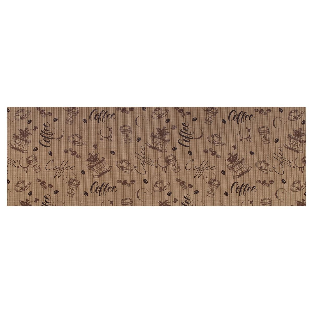 Passadeira Cozinha Tropical Café Expresso 43cm x 130cm Kapazi - Kapazi