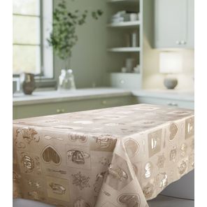 Toalha Premium Metalizada Rolo de 1,37m x 20m Café Deluxe Kapazi