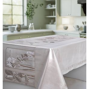 Toalha Premium Metalizada Rolo de 1,37m x 20m Quadrados Ornamentais Kapazi