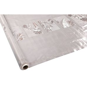 Toalha Premium Metalizada Rolo de 1,37m x 20m Quadrados Ornamentais Kapazi