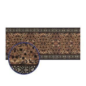 Passadeira Luxor Rolo com 60cm x 20m Belga Marrom Kapazi