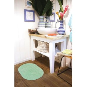 Tapete Multiuso Allegro 40cm x 60cm Verde Oval Kapazi