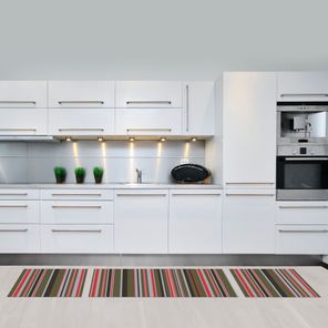 Kit de Tapetes para Cozinha Slim Kasa Listras - Kapazi