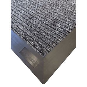 Tapete Duo 40cm x 60cm Preto com borda Kapazi