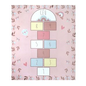 Tapete Comfort Kids 100cm x 120cm Amarelinha Kapazi