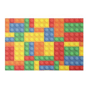 Tapete Brisa Infantil 100cm x 130cm Blocos Kapazi