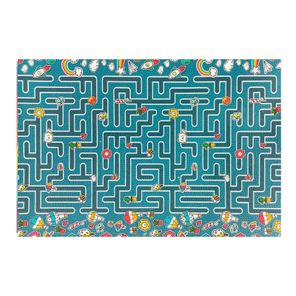 Tapete Brisa Infantil 100cm x 130cm Labirinto Kapazi