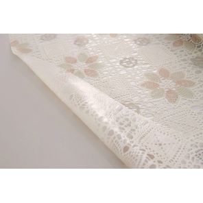 Toalha de Mesa em Rolo 0,2mm 137cm x 20m Colorida Croche V2