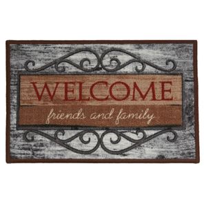Tapete Entrada Cleankasa 40cm x 60cm Amigos e Familia Kapazi
