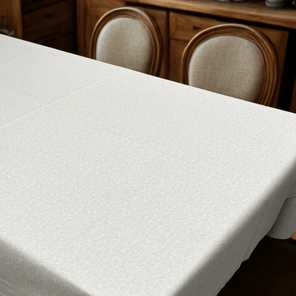 Toalha de Mesa Soft Touch 8 Lugares 1,4m x 2,5m Chocolate Suave Kapazi