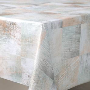 Toalha de Mesa Prime 6 Lugares 1,4m x 2m Blocos Verdejantes Kapazi