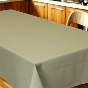 Toalha de Mesa Soft Touch 6 Lugares 1,5m x 2m Pérola Floral Kapazi