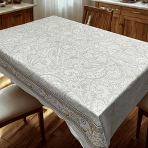 Toalha de Mesa Prime 8 Lugares 1,4m x 2,5m Arranjo Kapazi