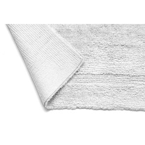 Tapete Banheiro Antiderrapante Soft Branco 50cm x 70cm Kapazi