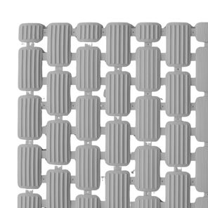 Tapete Banheiro Antiderrapante Box Deck Plus Cinza 40x73cm Kapazi