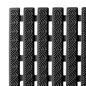 Tapete Banheiro Antiderrapante Box Deck Linear Preto 36x68cm Kapazi