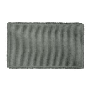 Tapete Banheiro Antiderrapante Waffle Cinza 50x80cm Kapazi