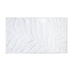 Tapete Banheiro Antiderrapante Botanik Branco 50x80cm Kapazi