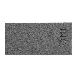 Tapete Capacho Entrada Vinil Terral Home Cinza 40cm x 75cm Kapazi