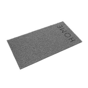 Tapete Capacho Entrada Vinil Terral Home Cinza 40cm x 75cm Kapazi