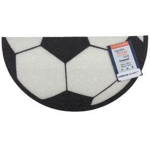 Tapete Capacho Entrada Vinil Formato Bola 30cm x 60cm Kapazi