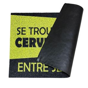 Tapete Capacho Entrada Vinil Trouxe Cerveja 40cm x 60cm Kapazi