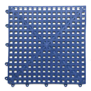 Piso Modular Antiderrapante Acqua Kap Azul 30cm x 30cm Kit 6 Peças Kapazi