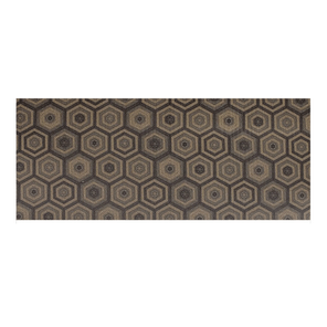 Passadeira Cozinha Antiderrapante Flex Hexa 60cm x 180cm Kapazi