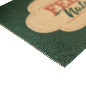 Tapete Capacho Entrada Vinil Natal Pinheirinho 40cm x 60cm Kapazi