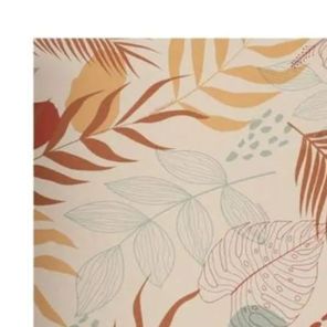 Passadeira Cozinha Antiderrapante Flex Folhagem 43cm x 180cm Kapazi